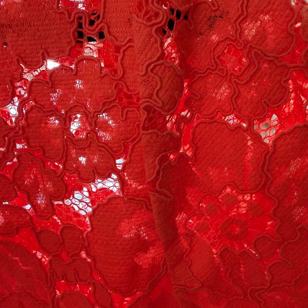 BCBGMaxAzria orange lace shift dress - Picture 5 of 5